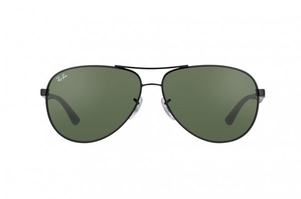   Ray-Ban Carbon Fibre RB8313-002 Carbon Black | Natural Green (G-15XLT)