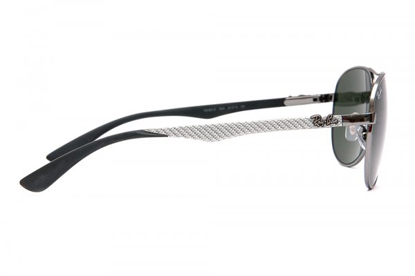   Ray-Ban Carbon Fibre RB8313-004 Gunmetal | Natural Green (G-15XLT)