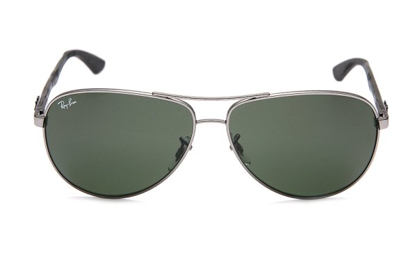   Ray-Ban Carbon Fibre RB8313-004 Gunmetal | Natural Green (G-15XLT)