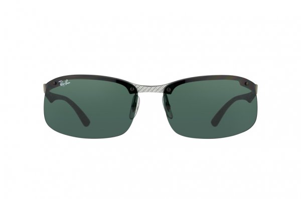   Ray-Ban Carbon Fibre RB8314-125-71 Carbon Grey | APX Grey/Green