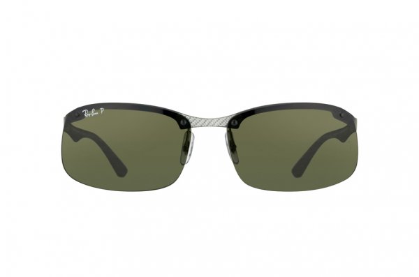   Ray-Ban Carbon Fibre RB8314-125-9A Carbon Grey | APX Grey/Green Polarized