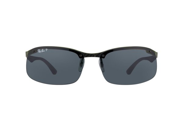   Ray-Ban Carbon Fibre RB8314-127-81 Carbon Grey | APX Grey/Blue Polarized