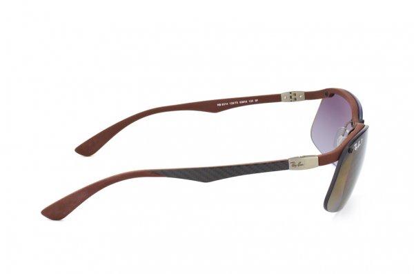   Ray-Ban Carbon Fibre RB8314-128-T5 Brown/Carbon Dark | Poly. Brown Polarized