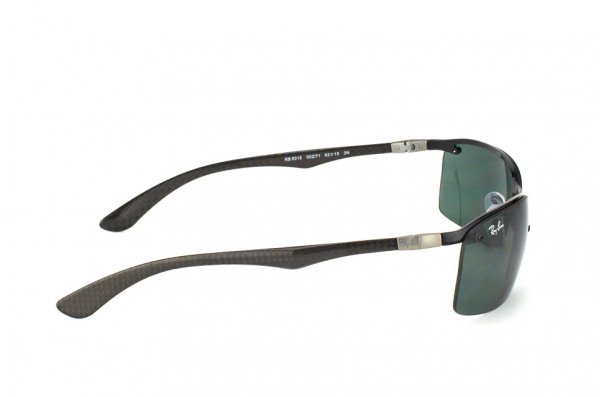   Ray-Ban Carbon Fibre RB8315-002-71 Black | Grey/Green