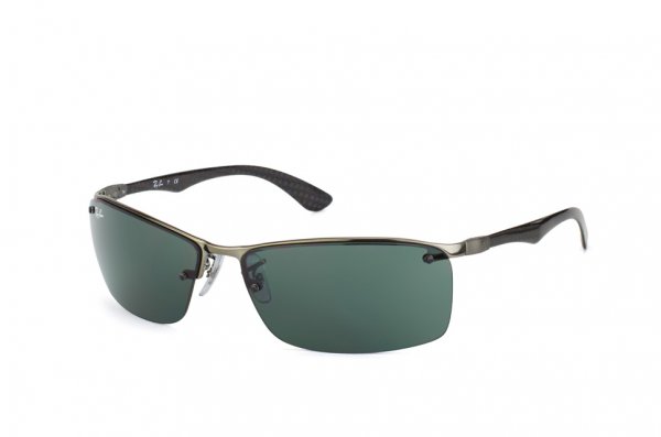   Ray-Ban Carbon Fibre RB8315-004-71 Gunmetal | Poly. Grey/Green