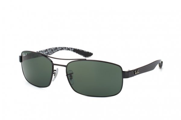   Ray-Ban Carbon Fibre RB8316-002-N5 Carbon Black | Neophan Polar Green P3 Plus