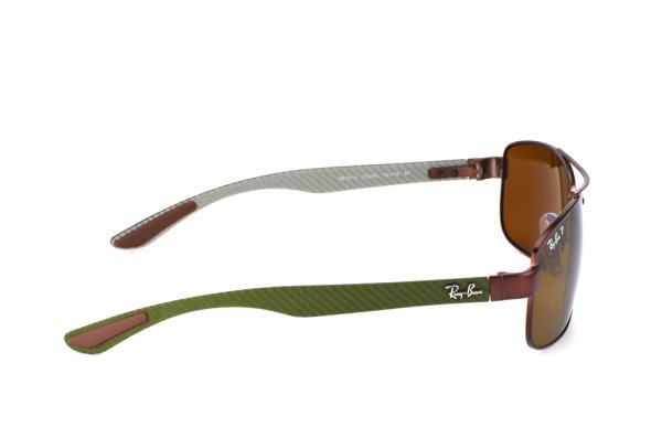   Ray-Ban Carbon Fibre RB8316-012-N6 Matt Brown Carbon | Neophan Polar Brown P3 Plus