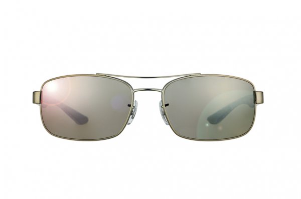   Ray-Ban Carbon Fibre RB8316-029-N8 Matte Gunmetal Prints| Neophan Polar Grey Silver Mirror P3 Plus