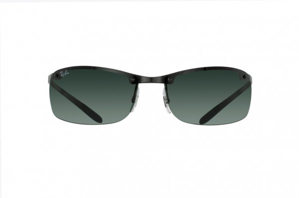   Ray-Ban Carbon Lite RB8305-082-71 Carbon Black | Grey/Green