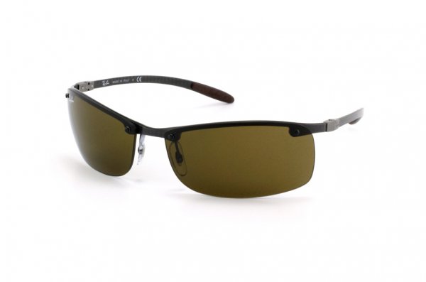   Ray-Ban Carbon Lite RB8305-082-73 Carbon Dark | Poly. Brown