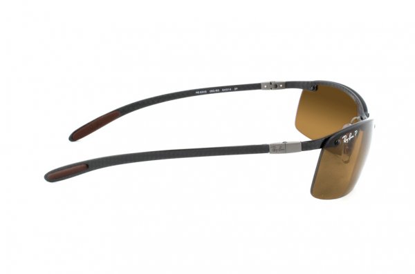   Ray-Ban Carbon Lite RB8305-082-83 Carbon Black  | Poly. Brown Polarized P3