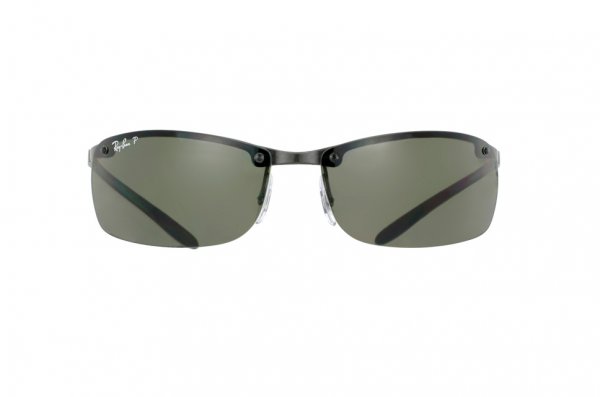   Ray-Ban Carbon Lite RB8305-082-9A Carbon Dark/Poly. Polar Green Polarized