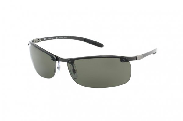   Ray-Ban Carbon Lite RB8305-082-9A Carbon Dark/Poly. Polar Green Polarized