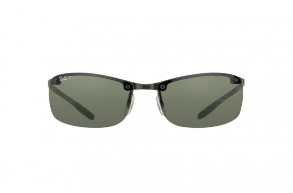   Ray-Ban Carbon Lite RB8305-122-9A Carbon Dark | Grey/Green Polarized