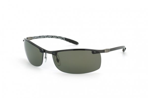   Ray-Ban Carbon Lite RB8305-122-9A Carbon Dark | Grey/Green Polarized