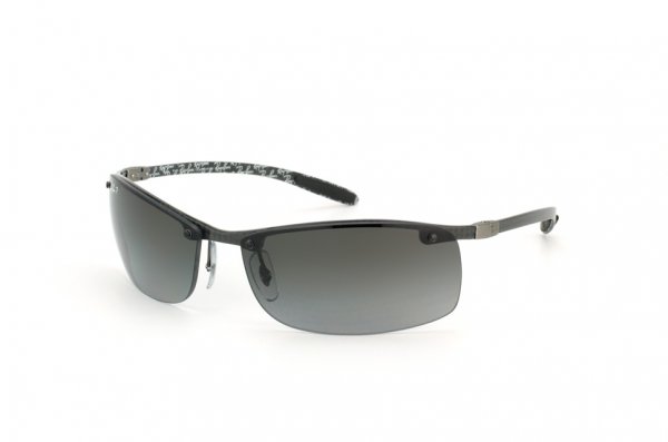   Ray-Ban Carbon Lite RB8305-122-T3 Carbon Dark | Gradient Grey Polarized