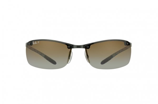   Ray-Ban Carbon Lite RB8305-123-T5 Carbon Dark | Poly. Brown Polarized