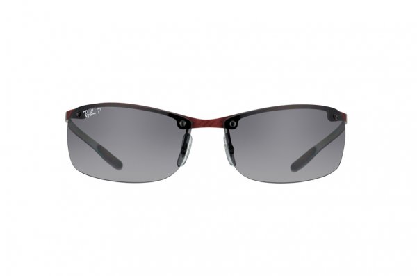   Ray-Ban Carbon Lite RB8305-142-T3 Carbon red| Gradient Grey Polarized