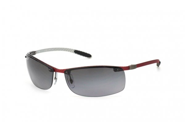   Ray-Ban Carbon Lite RB8305-142-T3 Carbon red| Gradient Grey Polarized