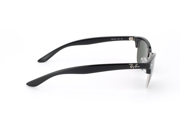   Ray-Ban Cathy Clubmaster RB4132-601 Black/Natural Green (G-15XLT)