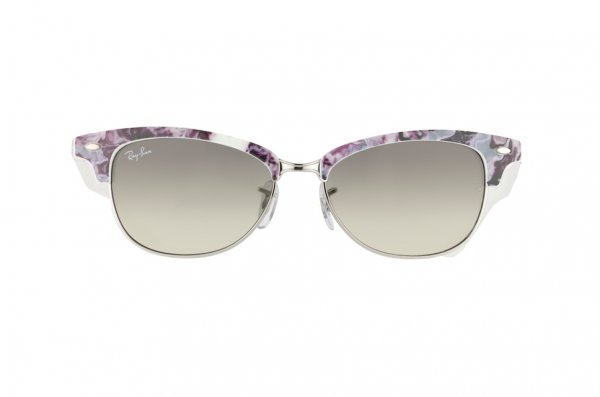   Ray-Ban Cathy Clubmaster RB4132-832-32 Marble Violet-Grey White/White/Grey Gradient