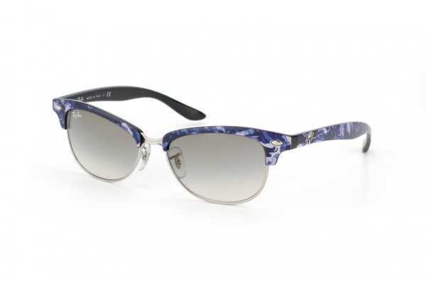   Ray-Ban Cathy Clubmaster RB4132-833-32 Marble Blue Grey Black/Black/Grey Gradient
