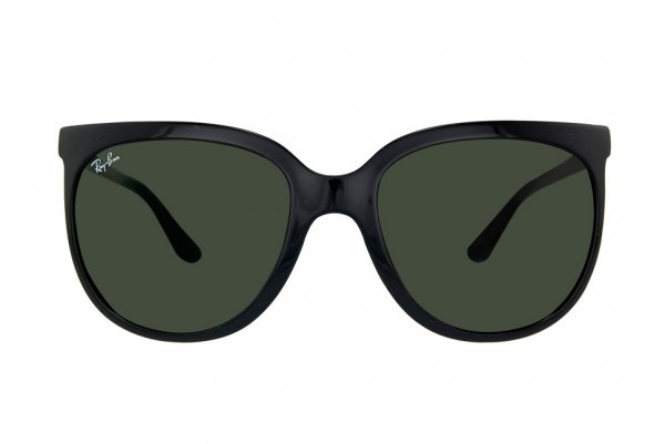   Ray-Ban Cats 1000 RB4126-601 Black | Natural Green (G-15XLT)