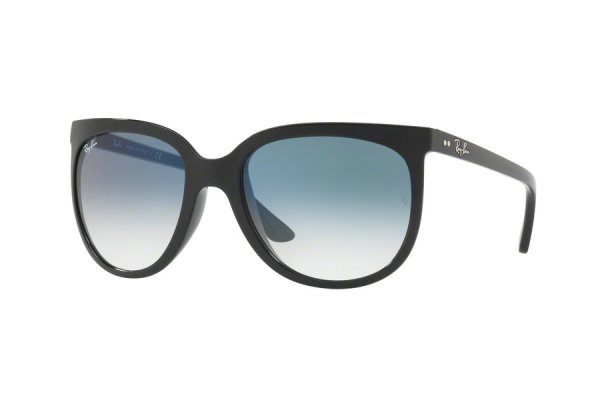   Ray-Ban Cats 1000 RB4126-601-3F Black | Gradient Light Blue