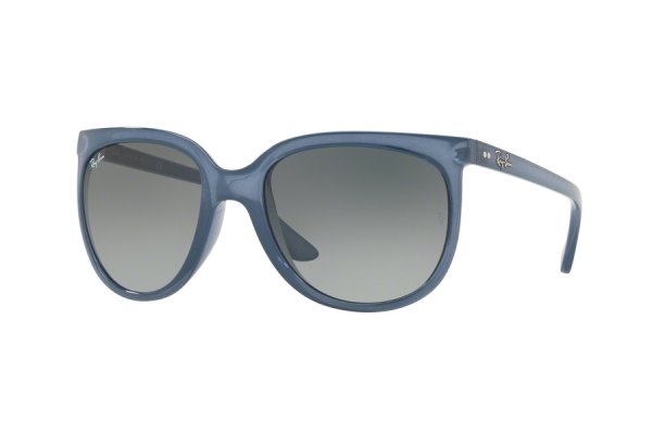   Ray-Ban Cats 1000 RB4126-6303-71 Transparent Blue | Gradient Grey