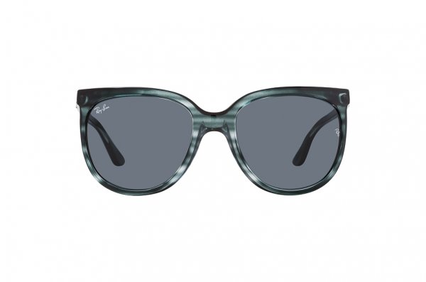   Ray-Ban Cats 1000 RB4126-6432-R5 Dark Stripped Grey | Dark Blue