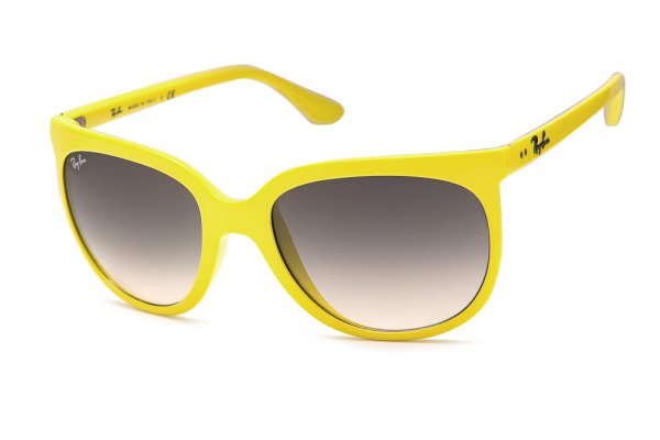   Ray-Ban Cats 1000 RB4126-754-32 Fluorescent Yellow | Gradient Grey