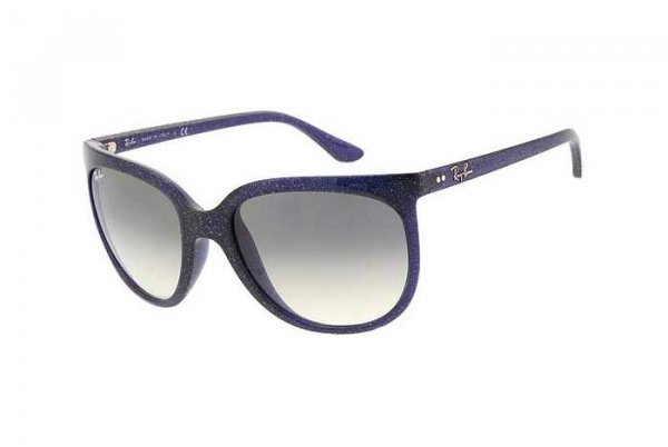   Ray-Ban Cats 1000 RB4126-806-32 Blue Violet Glitter | Gradient Grey