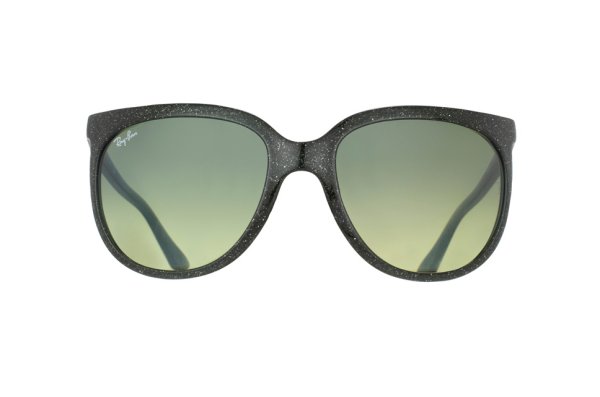   Ray-Ban Cats 1000 RB4126-808-28 Glitter Dark Green | Blue Faded Yellow