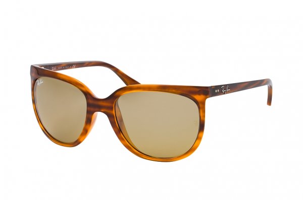   Ray-Ban Cats 1000 RB4126-820-3K Stripped Havana | Faded Brown