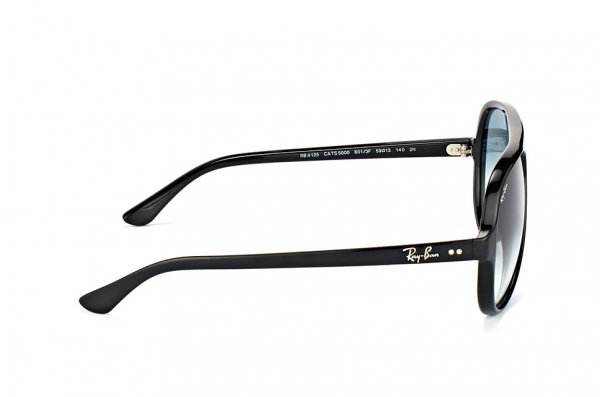   Ray-Ban Cats 5000 RB4125-601-3F Black | Gradient Light Blue