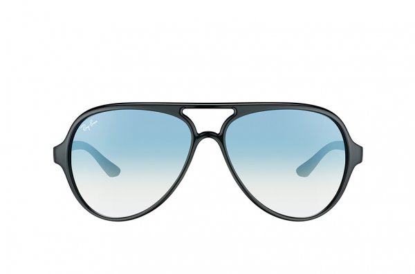   Ray-Ban Cats 5000 RB4125-601-3F Black | Gradient Light Blue
