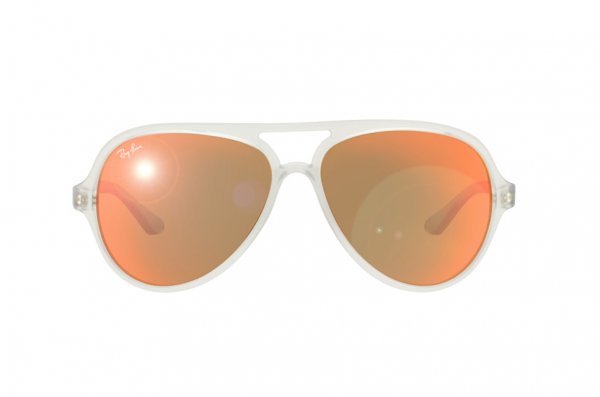 Sunglasses Ray-Ban Cats 5000 RB4125-646-69 Matte Transparent | Brown Mirror