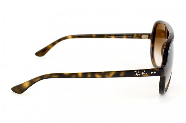 Sunglasses Ray-Ban Cats 5000 RB4125-710-51 Shiny Avana | Gradient Faded Brown