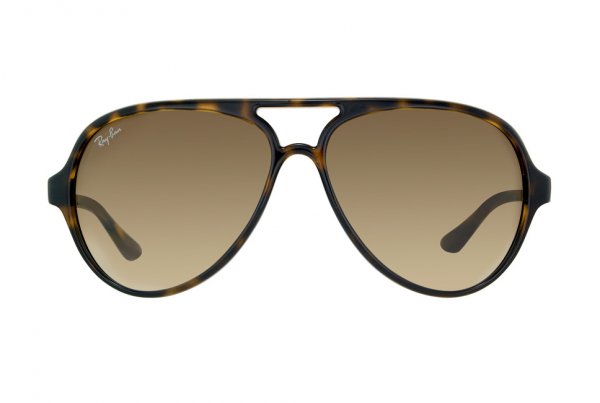 Sunglasses Ray-Ban Cats 5000 RB4125-710-51 Shiny Avana | Gradient Faded Brown