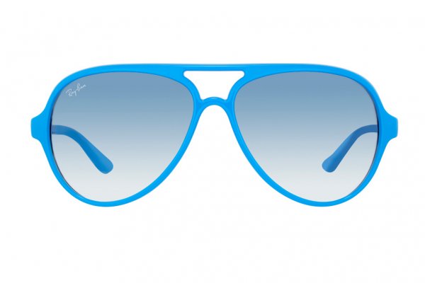 Sunglasses Ray-Ban Cats 5000 RB4125-755-3F Azure/Gradient Light Blue