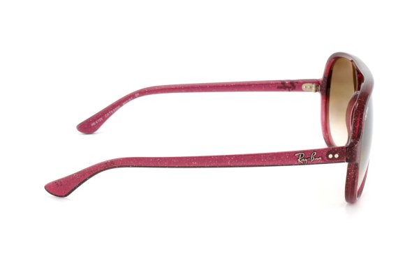   Ray-Ban Cats 5000 RB4125-807-51 Glitter Dark Pink | Faded Brown