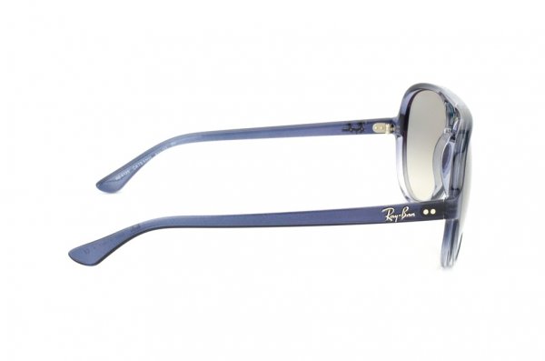 Sunglasses Ray-Ban Cats 5000 RB4125-822-32 Blue Faded Transparent/Gradient Grey