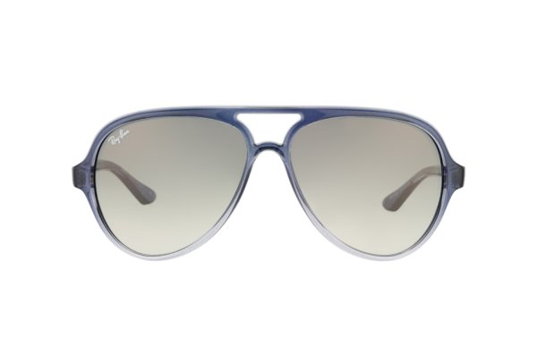 Sunglasses Ray-Ban Cats 5000 RB4125-822-32 Blue Faded Transparent/Gradient Grey