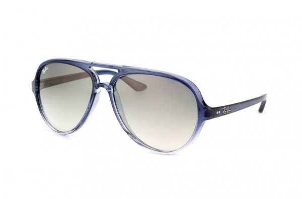 Sunglasses Ray-Ban Cats 5000 RB4125-822-32 Blue Faded Transparent/Gradient Grey