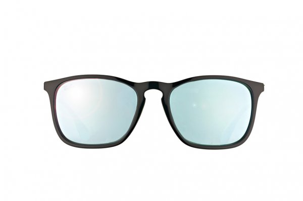   Ray-Ban Chris RB4187-601-30 Black | Crystal Silver Mirror