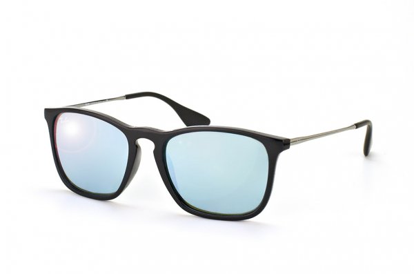   Ray-Ban Chris RB4187-601-30 Black | Crystal Silver Mirror