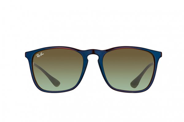   Ray-Ban Chris RB4187-6315-E8 Brown / Violet | Faded Green