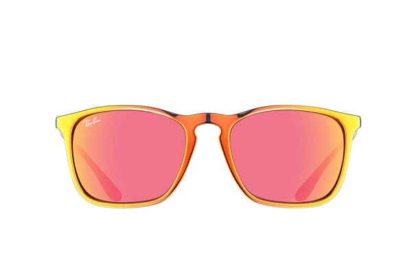   Ray-Ban Chris RB4187-6320-6Q Orange | Orange Mirror