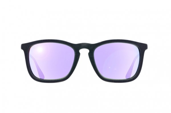   Ray-Ban Chris Velvet RB4187-6077-4V  Velvet Grey / Gunmetal | Grey Mirror Violet Solid 