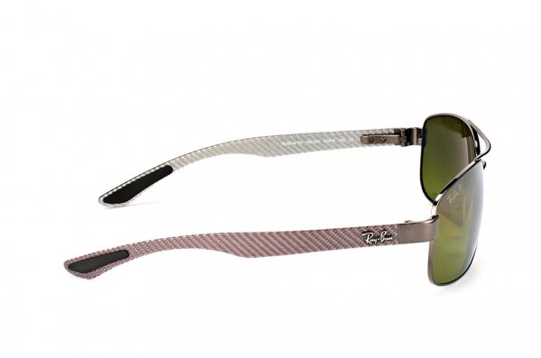   Ray-Ban Chromance Carbon Fibre RB8318CH-004-6O Gunmetal | Green Mirror Chromance Polarized